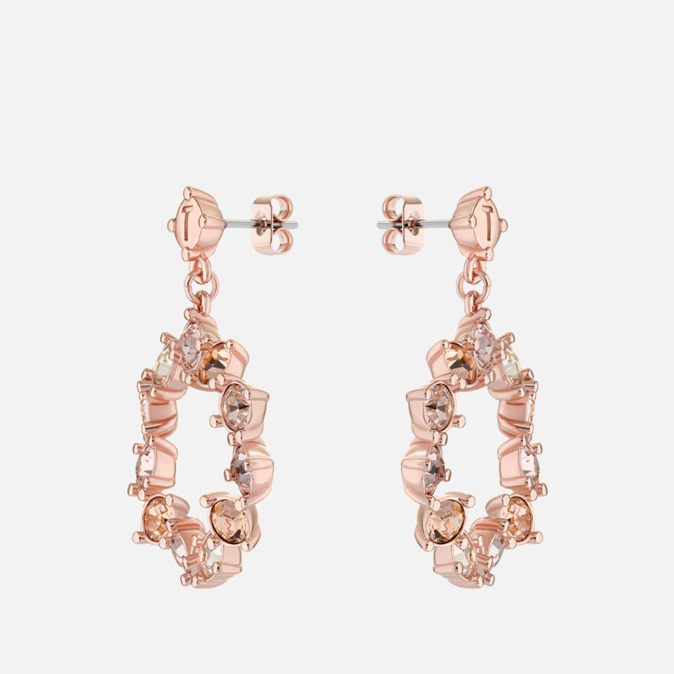 Ted Baker Crissty Rose Gold-Tone and Crystal Earrings