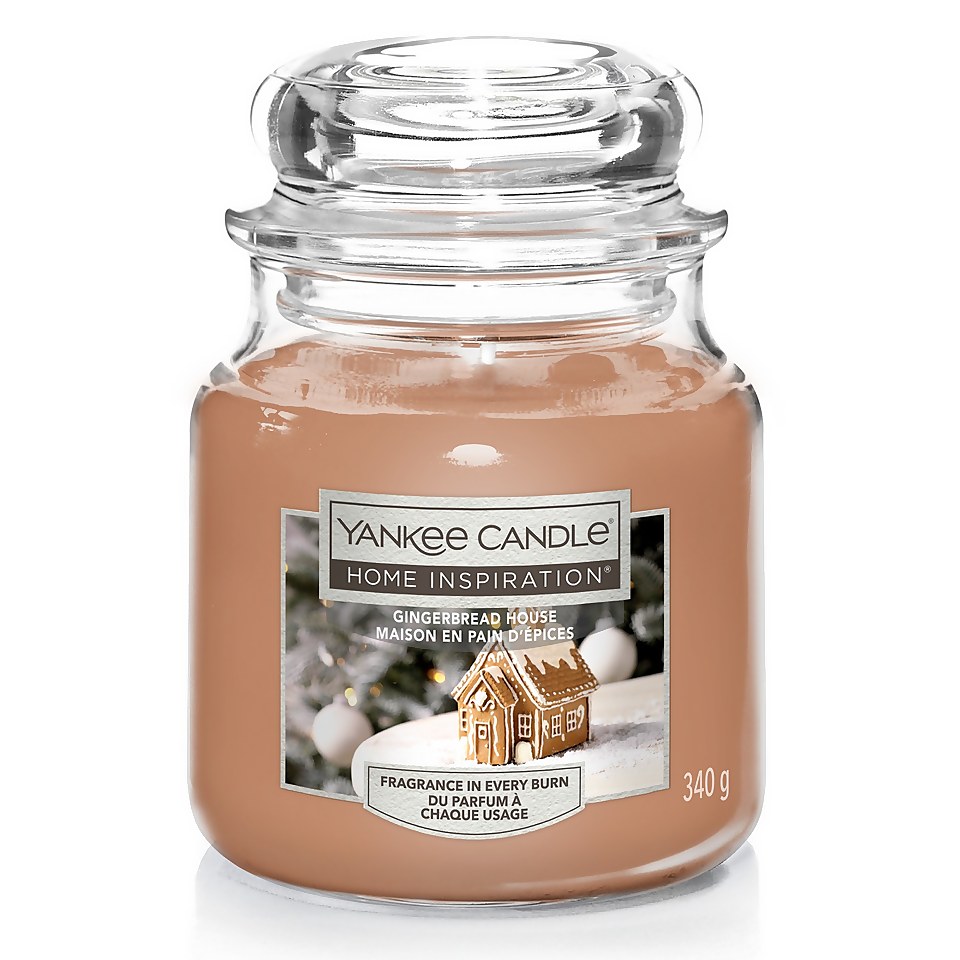 Yankee Candle Home Inspiration Medium Jar Gingerbread House Homebase