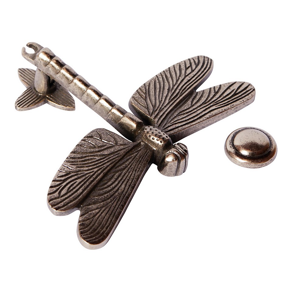 Dragonfly Door Knocker - Rumble Nickel