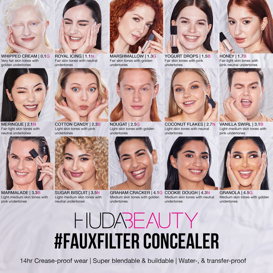 Huda Beauty #Fauxfilter Luminous Matte Liquid Concealer - 3.3 Marmalade