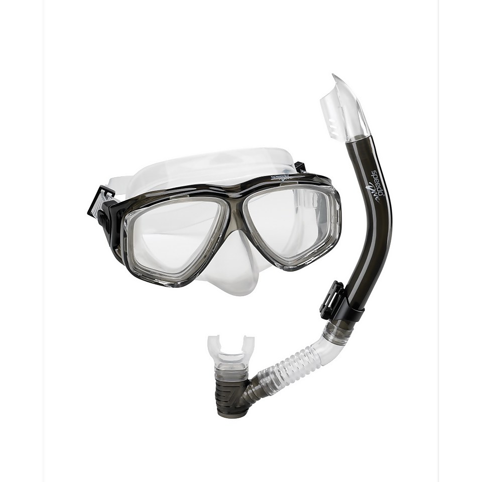 Adult Adventure Mask & Snorkel Set Black