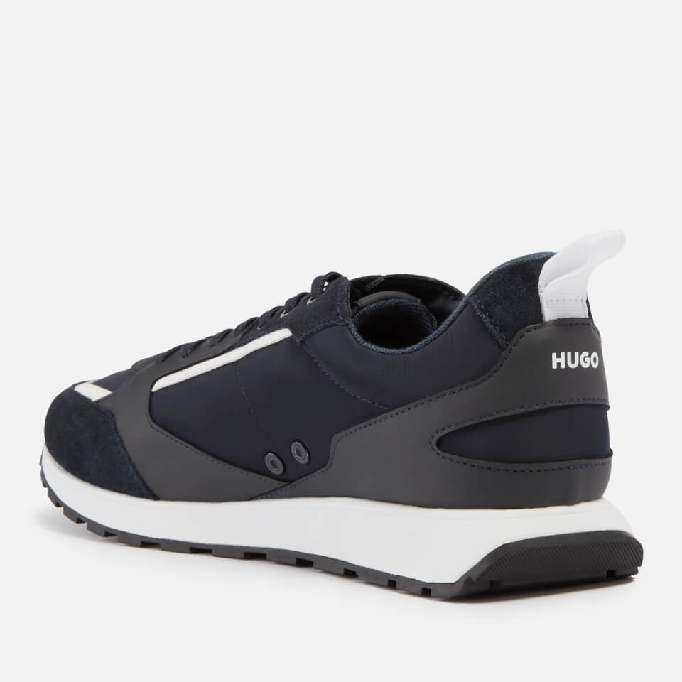HUGO Icelin Runn Mesh, Leather and Suede Trainers