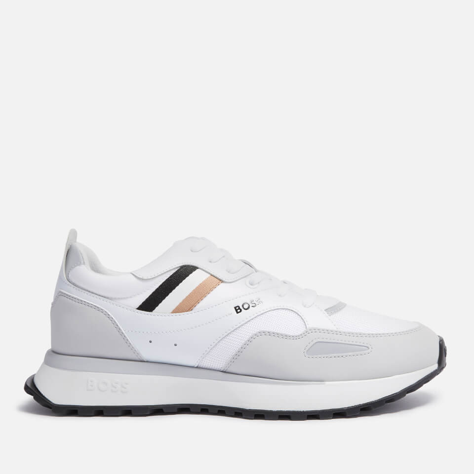 BOSS Men's Jonah Mesh and Faux Leather Trainers - UK 7