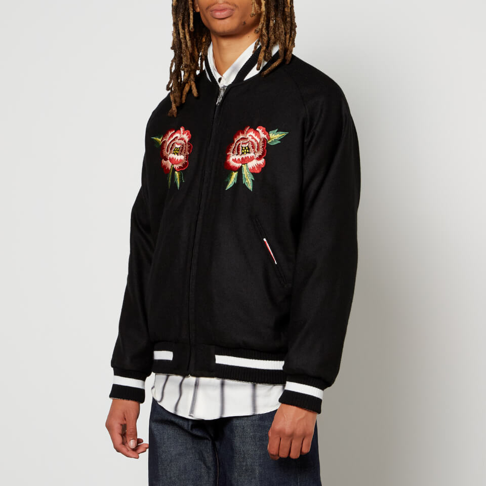 KENZO Souvenir Reversible Satin and Tweed Jacket - S | Coggles