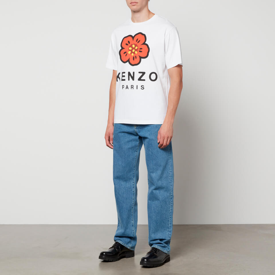 Tシャツ・カットソー Kenzo Boke Flower White Cotton Knit FD55PU3803LD-02 Kenzo Boke Flower T-Shirt | Saks Fifth Avenue