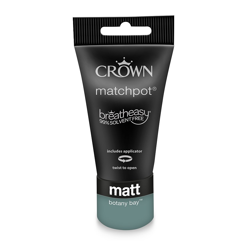 Crown Matt Emulsion Paint Botany Bay - Tester 40ml