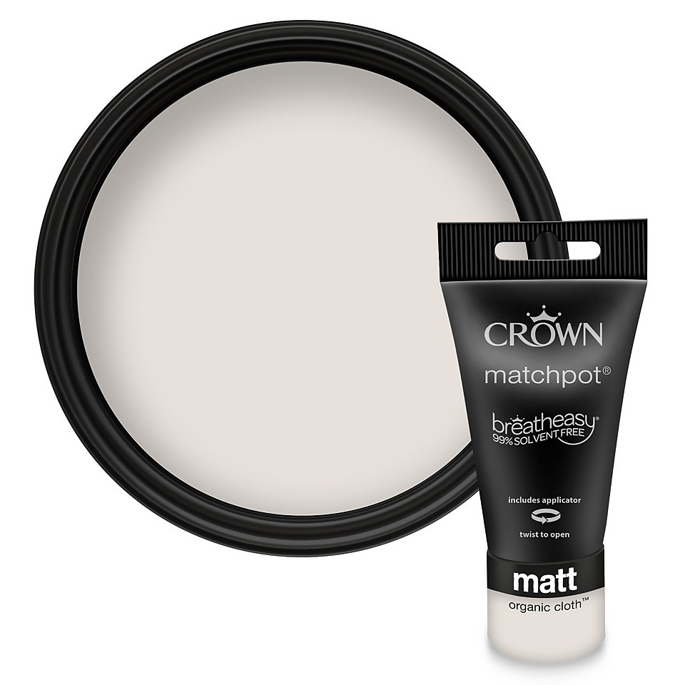 Crown Matt Emulsion Paint Organic Cloth - Tester 40ml