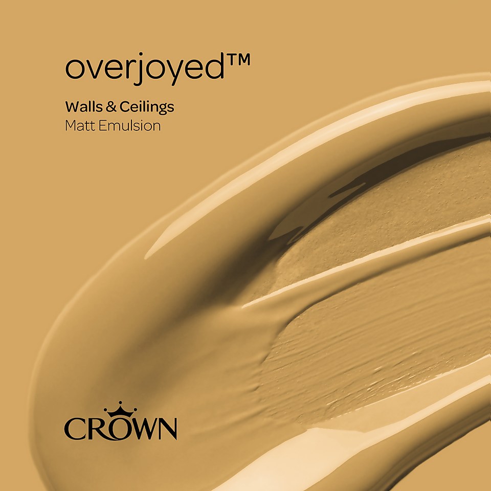 Crown Matt Emulsion Paint Overjoyed - Tester 40ml