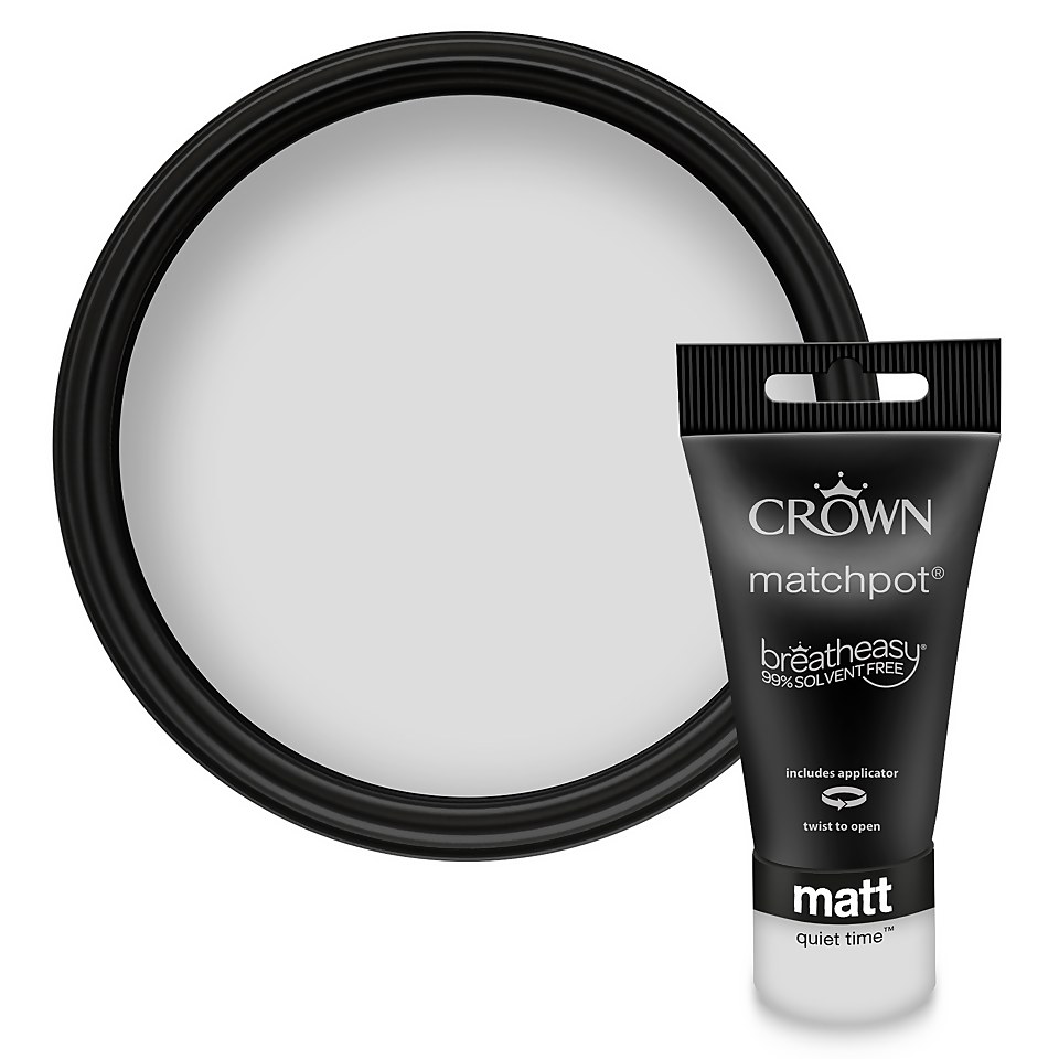 Crown Matt Emulsion Paint Quiet Time - Tester 40ml