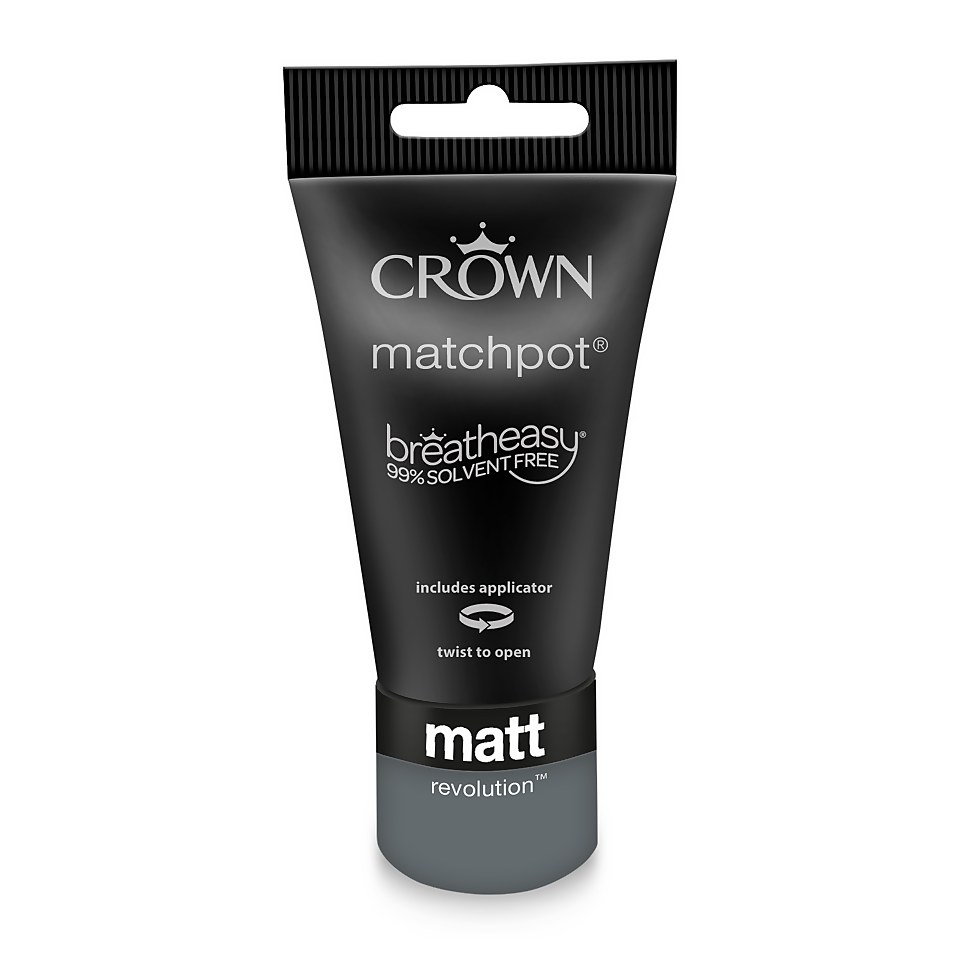 Crown Matt Emulsion Paint Revolution - Tester 40ml