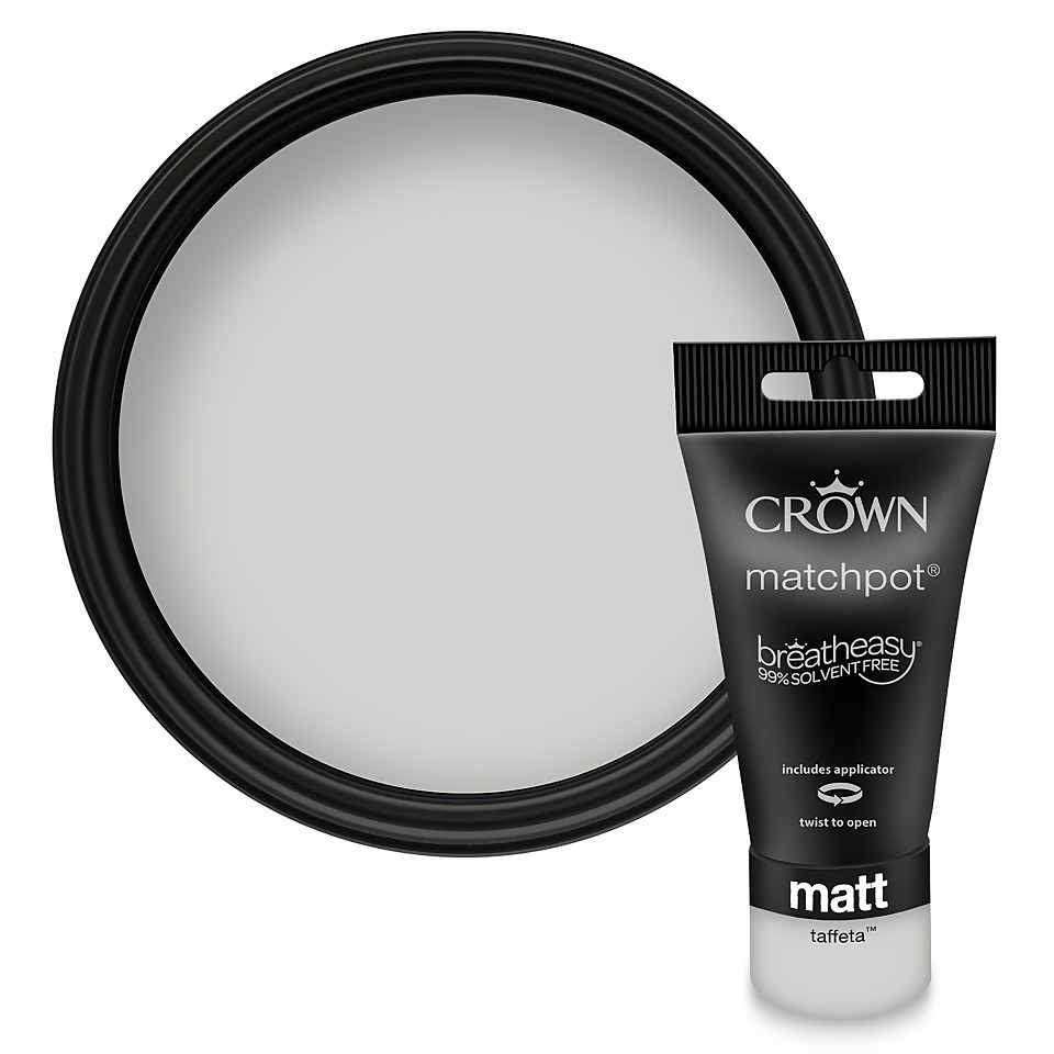Crown Matt Emulsion Paint Taffeta - Tester 40ml