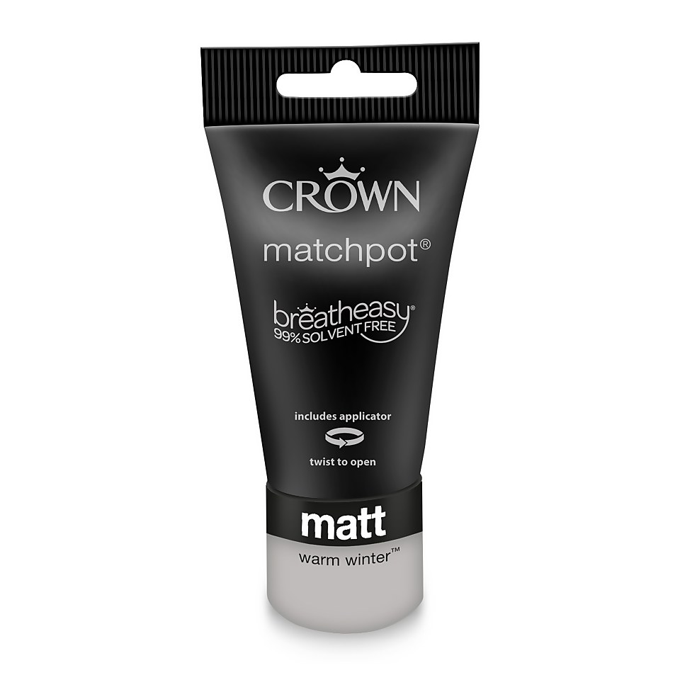 Crown Matt Emulsion Paint Warm Winter - Tester 40ml
