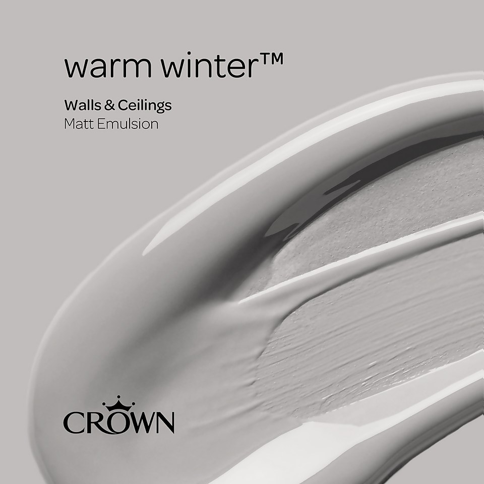 Crown Matt Emulsion Paint Warm Winter - Tester 40ml