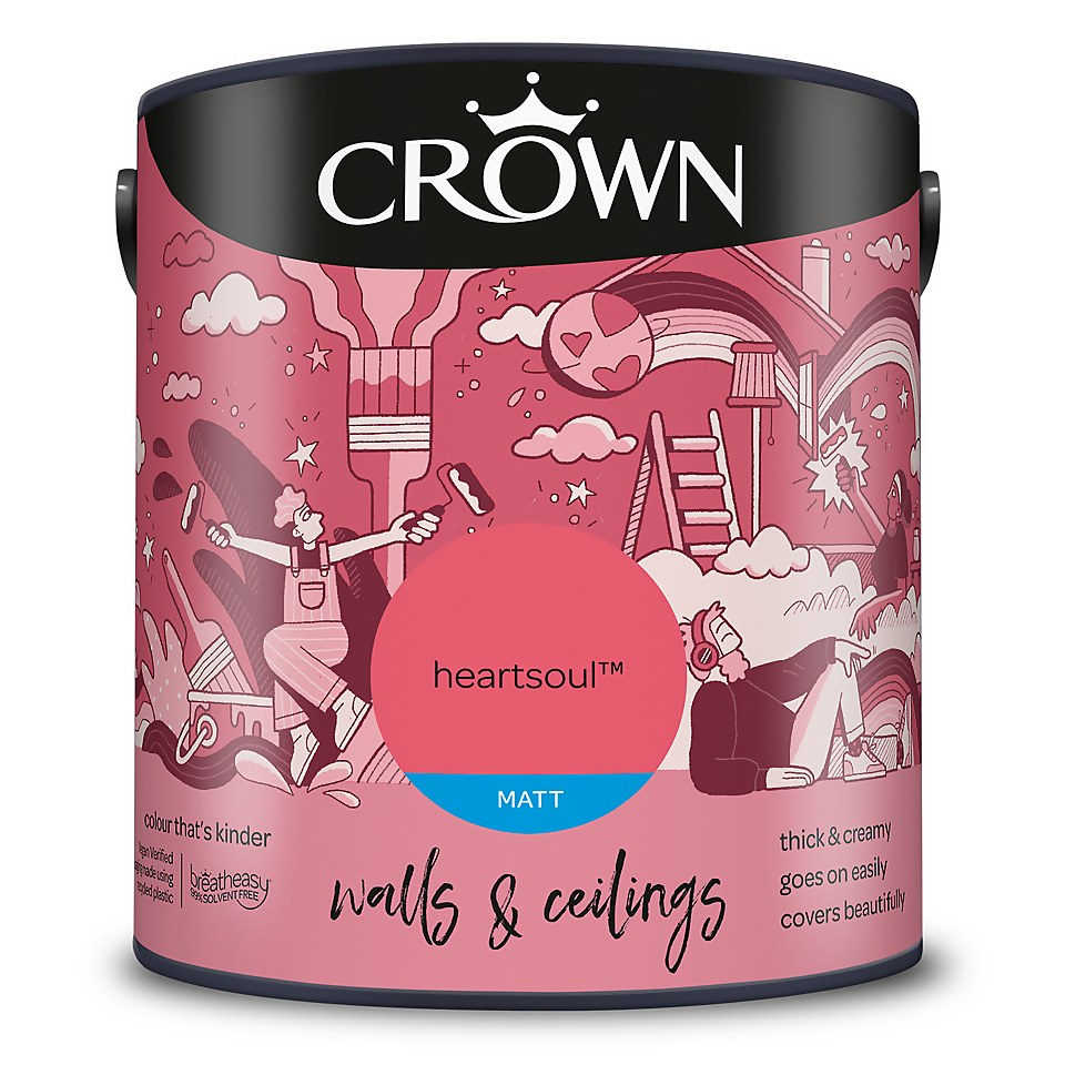 Crown Matt Emulsion Paint Heartsoul - 2.5L