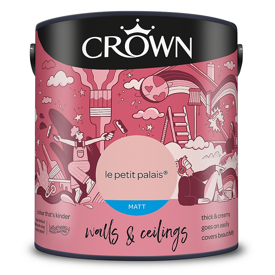 Crown Matt Emulsion Paint Le Petit Palais - 2.5L