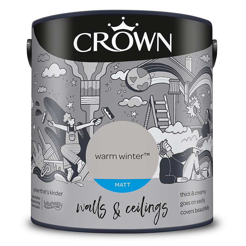 Crown Matt Emulsion Paint Warm Winter - 2.5L