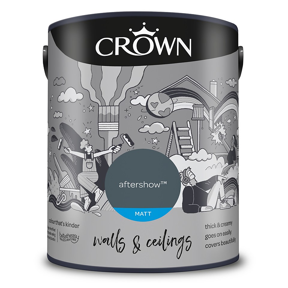 Crown Matt Emulsion Paint Aftershow - 5L