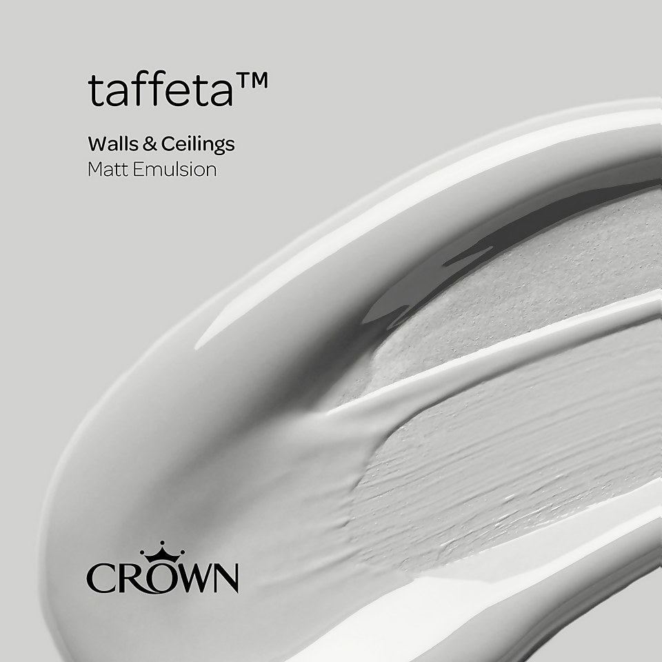 Crown Matt Emulsion Paint Taffeta - 5L