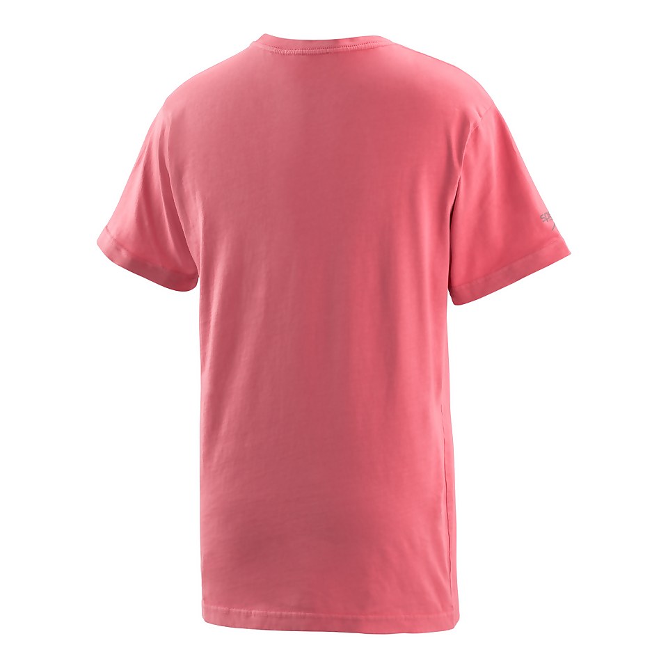 Men's Short Sleeve Rashguard Pink