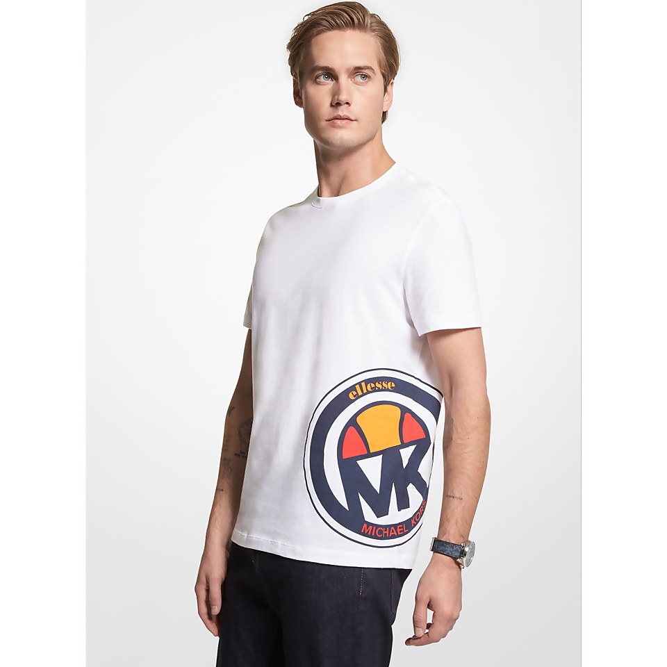 Men's MK X ellesse Logo Cotton T-Shirt