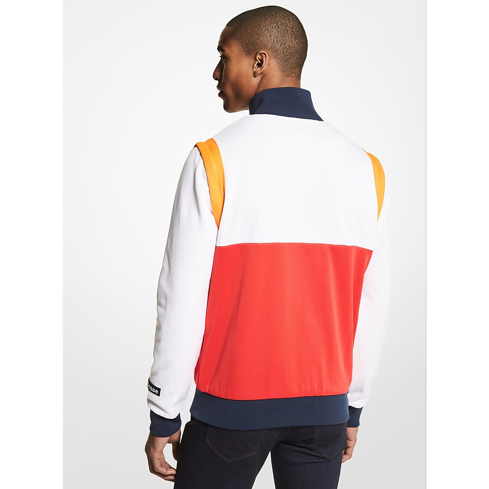 Men's MK X ellesse Striped Woven Track Jacket