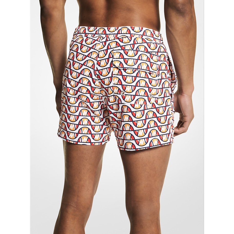 MK X ellesse Logo Badehose