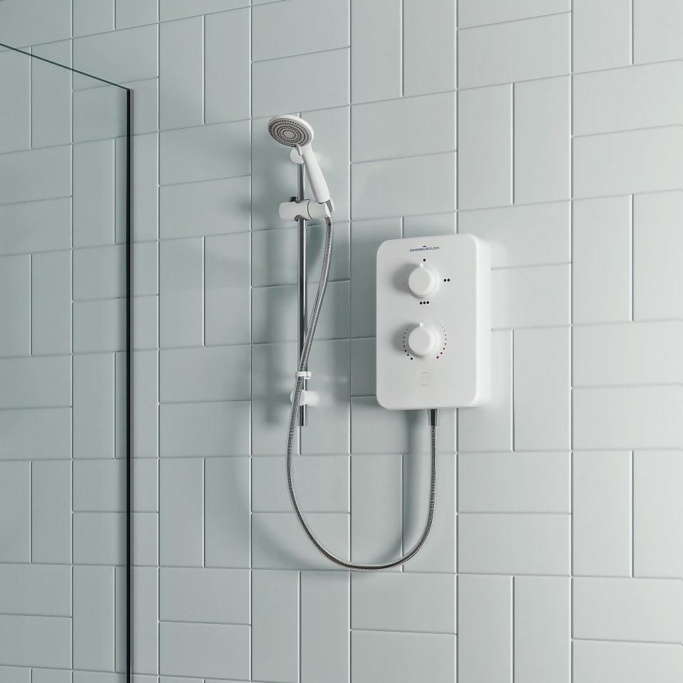 Gainsborough SLIM DUO 8.5kw Electric Shower - White