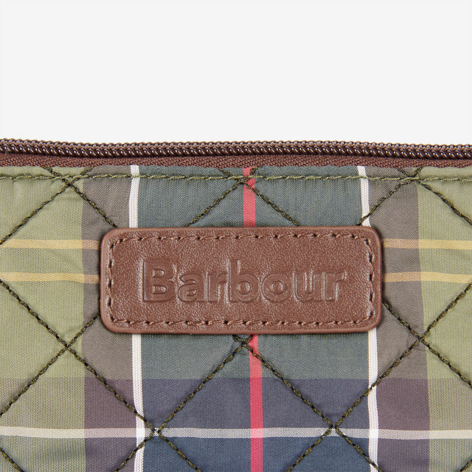 Barbour Quilted Multicoloured Twill Wash Bag