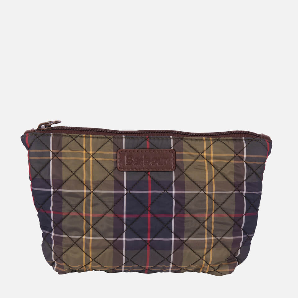 Barbour Quilted Multicoloured Twill Wash Bag