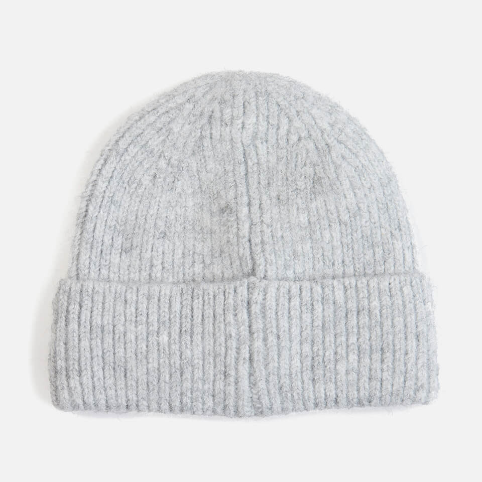 Barbour Pendle Logo-Detailed Ribbed-Knit Beanie