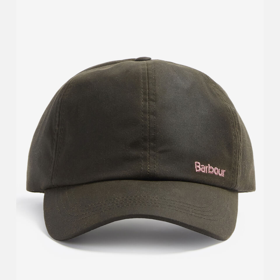 Barbour Belsay Logo-Embroidered Waxed-Cotton Baseball Cap