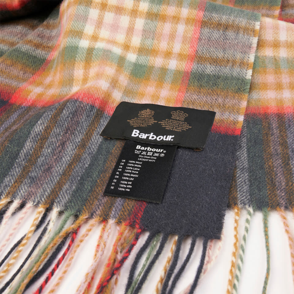 Barbour Lonnen Checked Wool Scarf