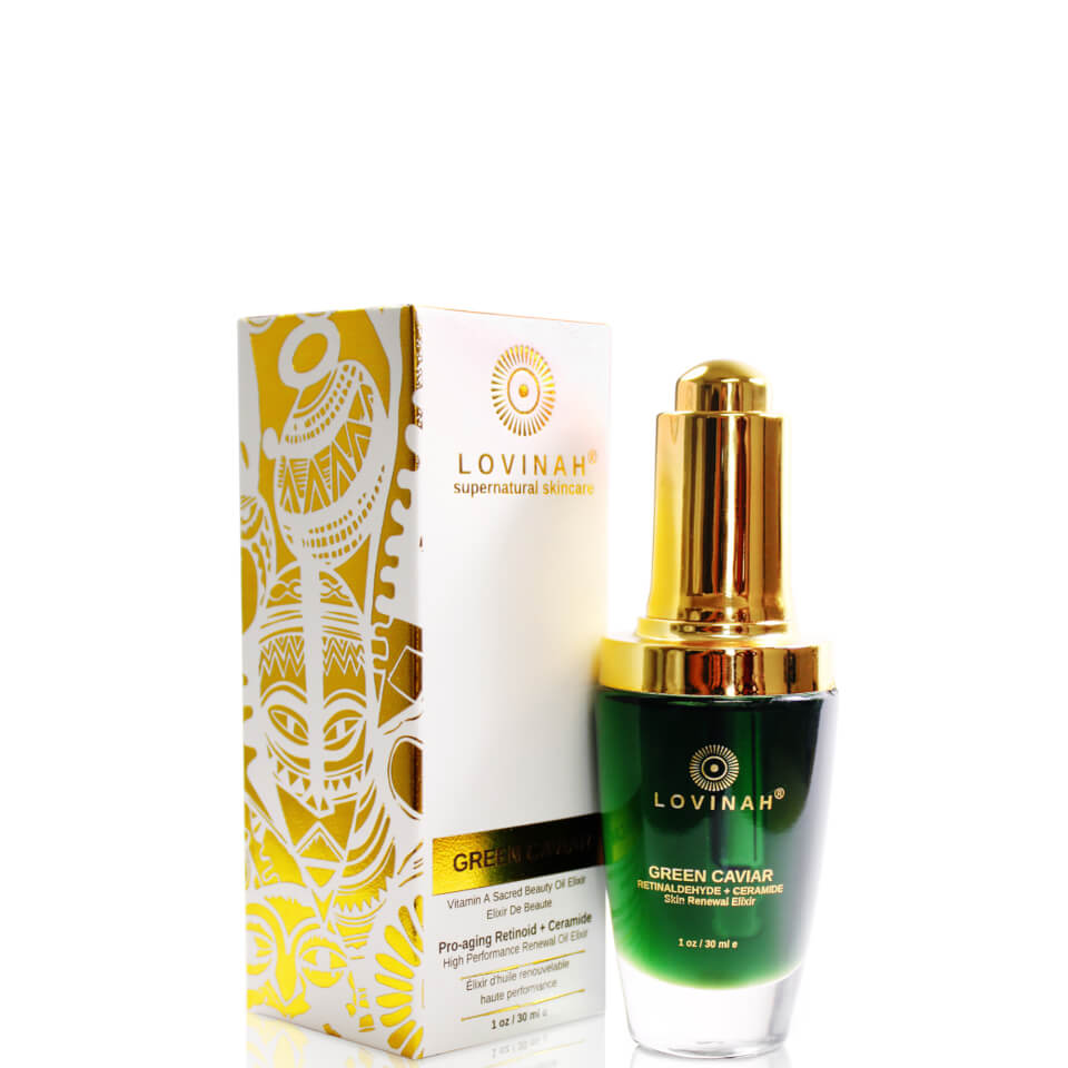Lovinah Skincare Green Caviar Retinoid and Ceramide Skin Renewal Elixir 30ml