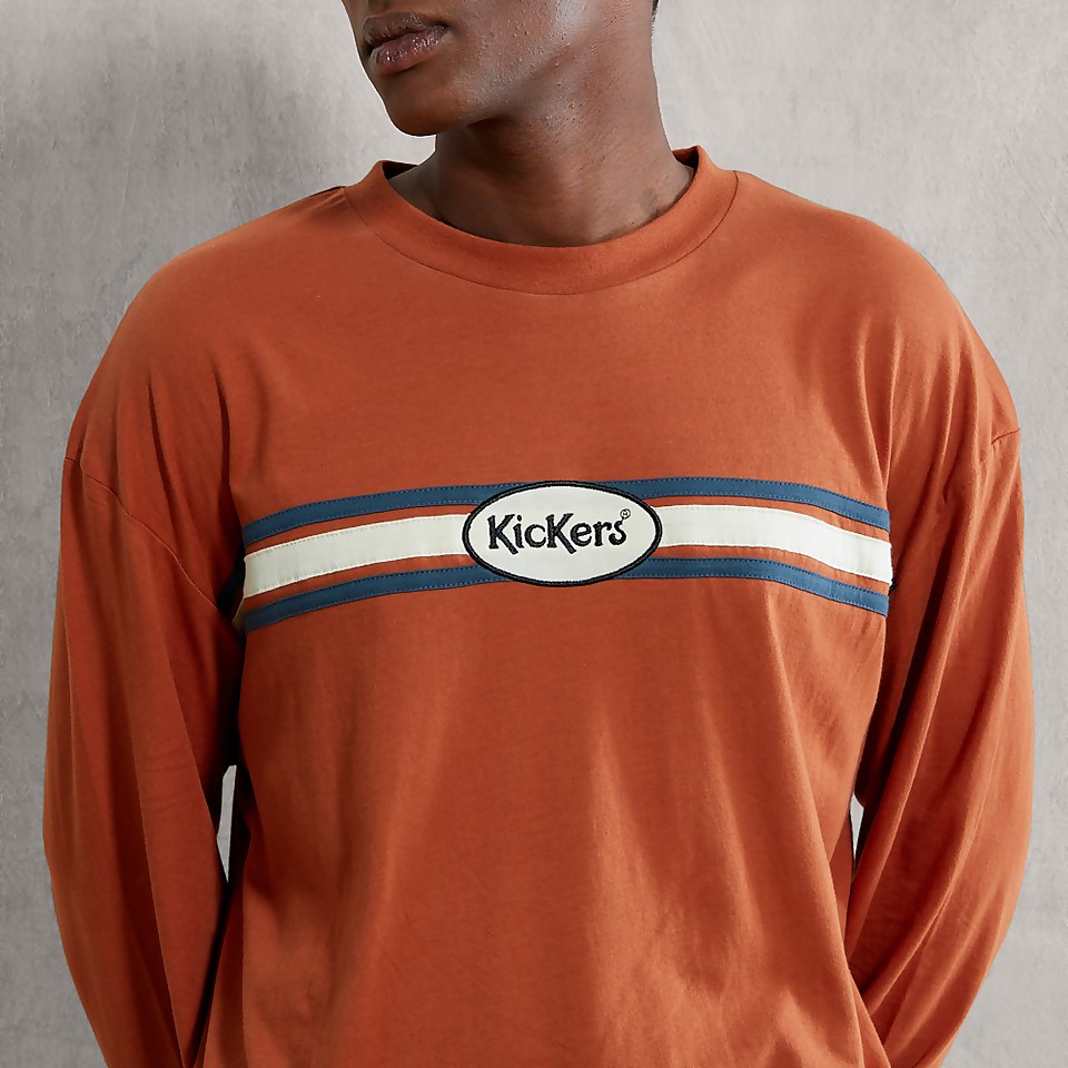 Men's Rust Long Sleeve Shirt - Brown