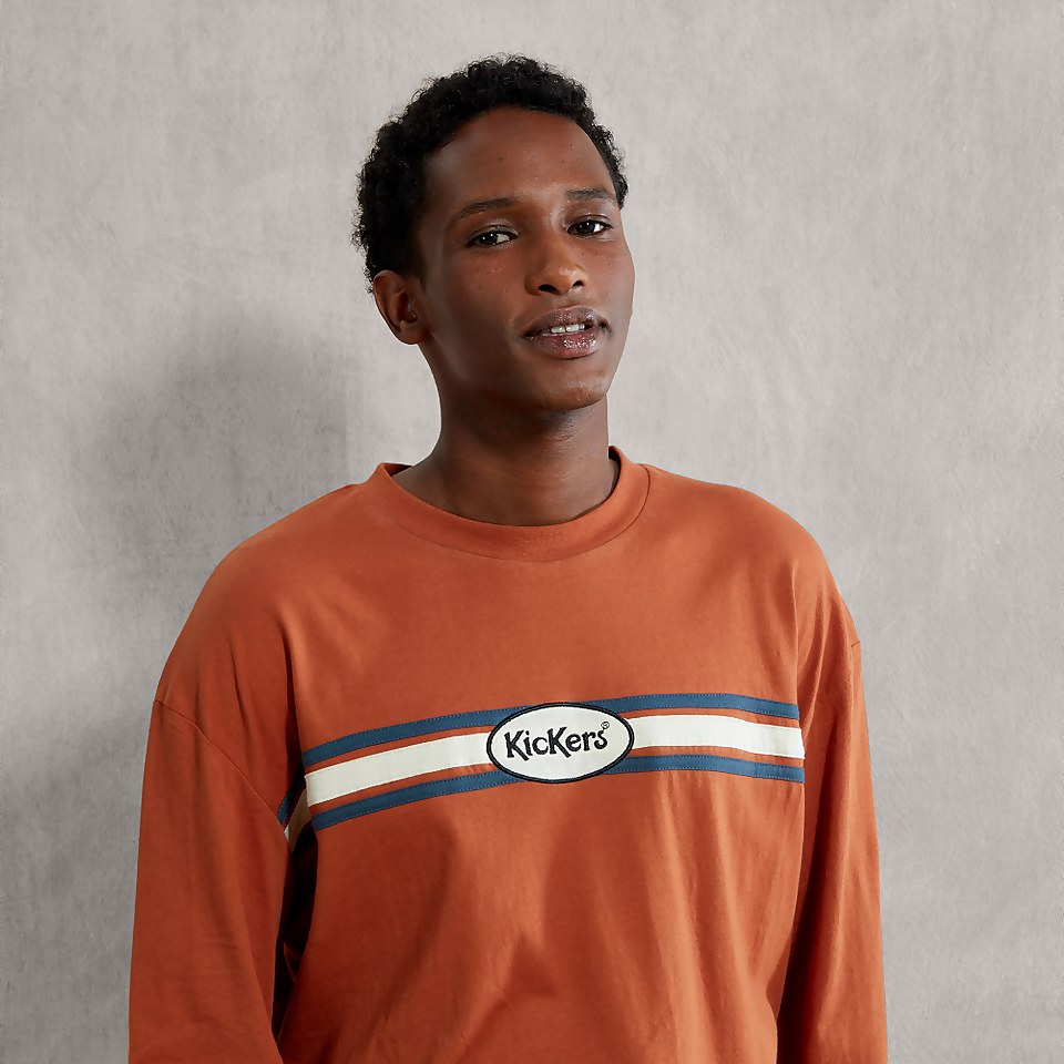 Men's Rust Long Sleeve Shirt - Brown
