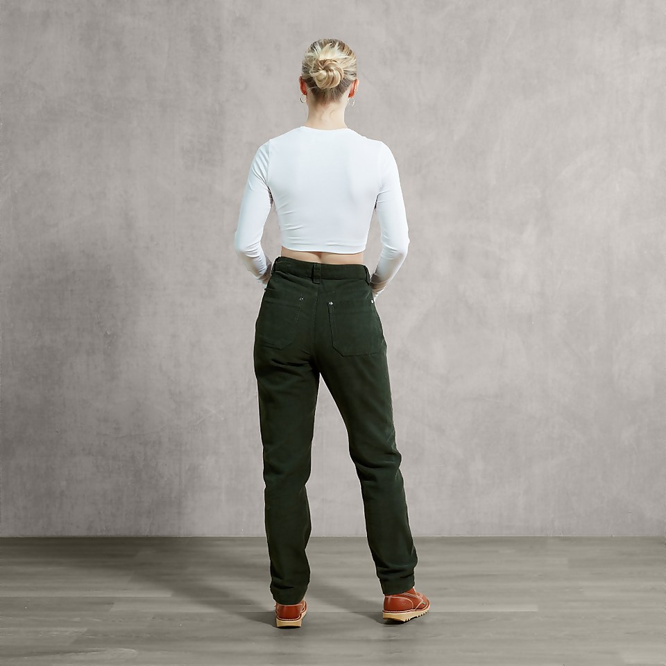 Women's Cord Trousers Green