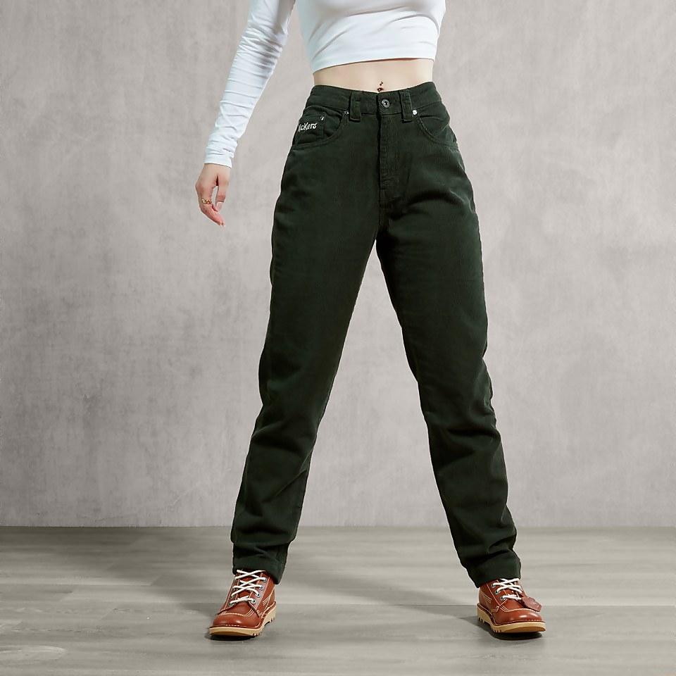 Women's Cord Trousers Green