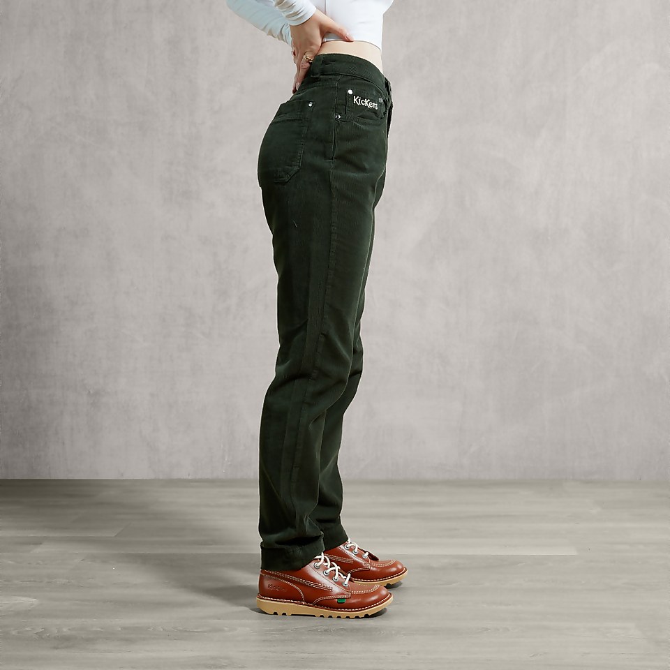 Women's Cord Trousers Green
