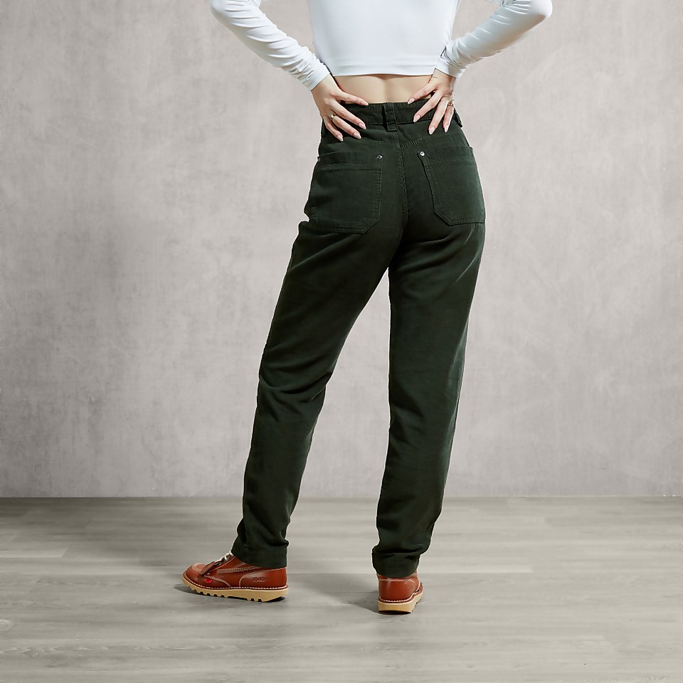 Women's Cord Trousers Green