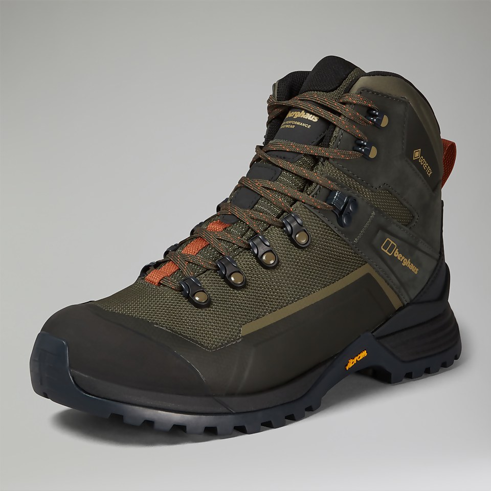 Storm Trek Gore-Tex Wanderstiefel für Herren - Braun/Dunkelgrün