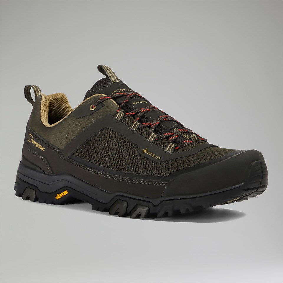 Ground Attack Active Gore-Tex Schuhe für Herren- Braun/Dunkelgrün