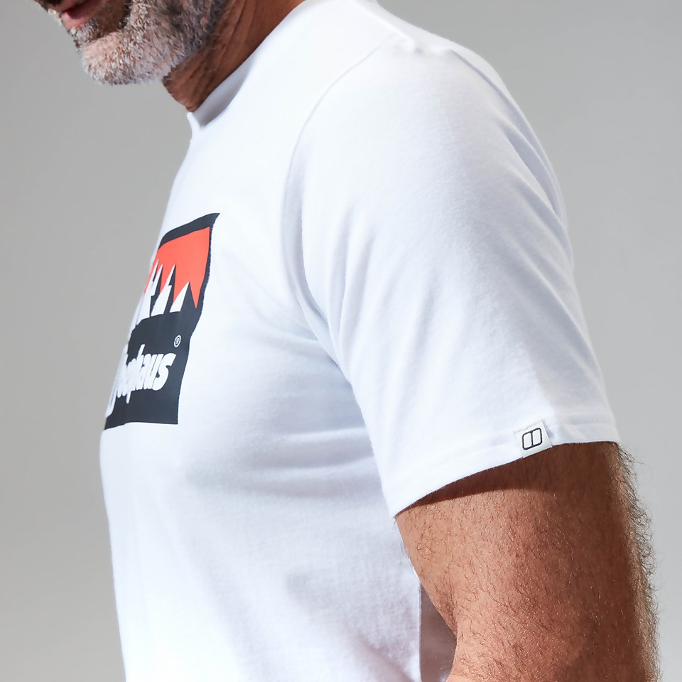 Grey Fangs Peak Short Sleeve Tee für Herren - Weiß