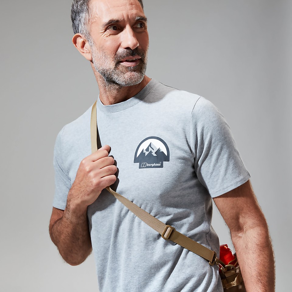 Men's Grossglockner MTN Short Sleeve Tee Dark Grey