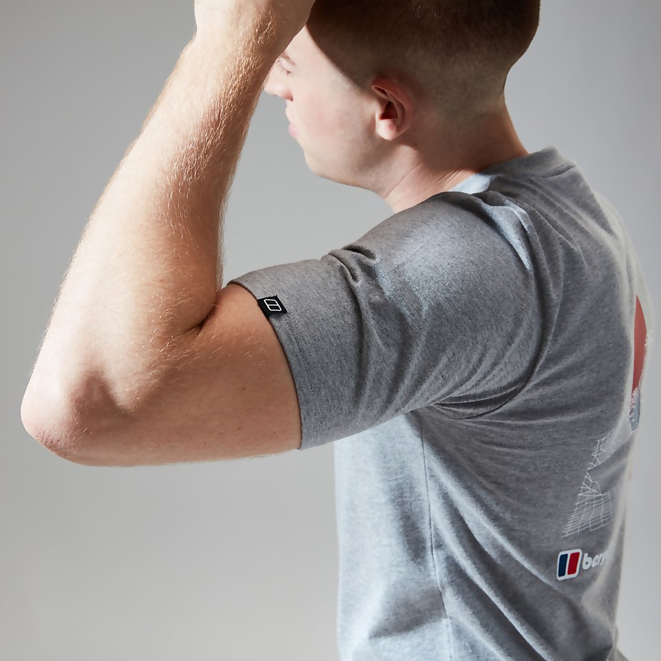 Snowdon Short Sleeve Tee 2.0 für Herren - Dunkelgrau