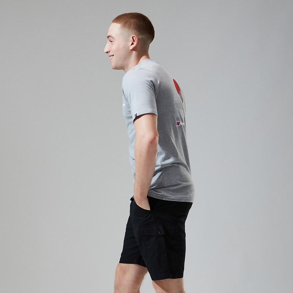 Snowdon Short Sleeve Tee 2.0 für Herren - Dunkelgrau