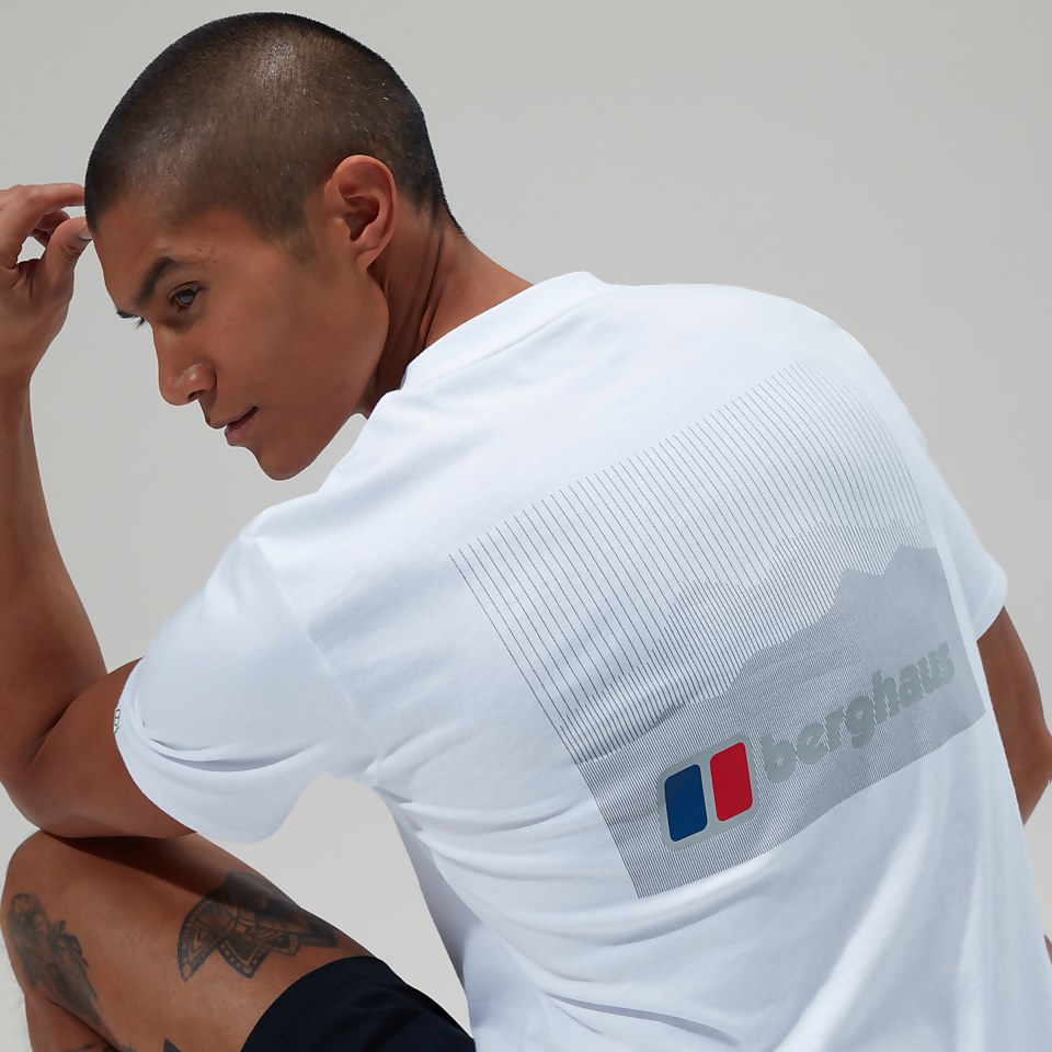 Men's Calibration Linear Short Sleeve Tee White