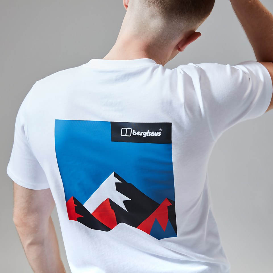 Dolomites MTN Short Sleeve Tee für Herren - Weiß
