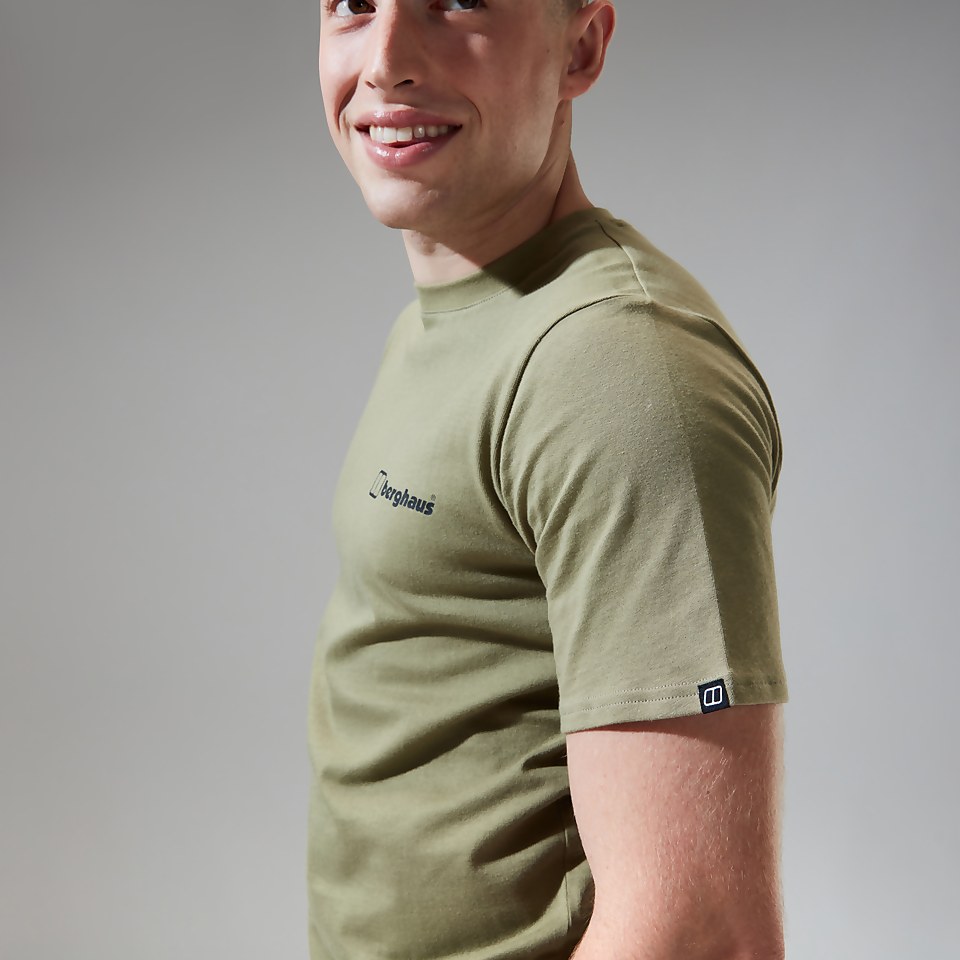 Dolomites MTN Short Sleeve Tee für Herren - Hellgrün