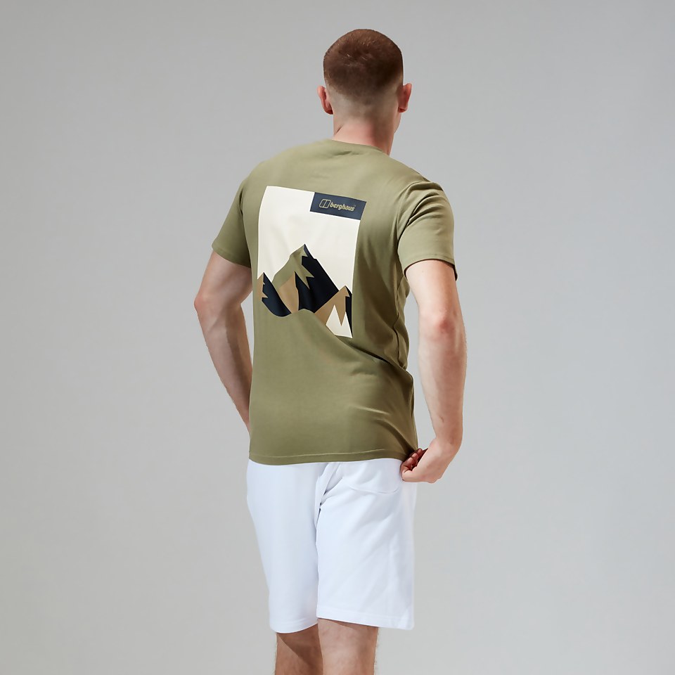 Dolomites MTN Short Sleeve Tee für Herren - Hellgrün