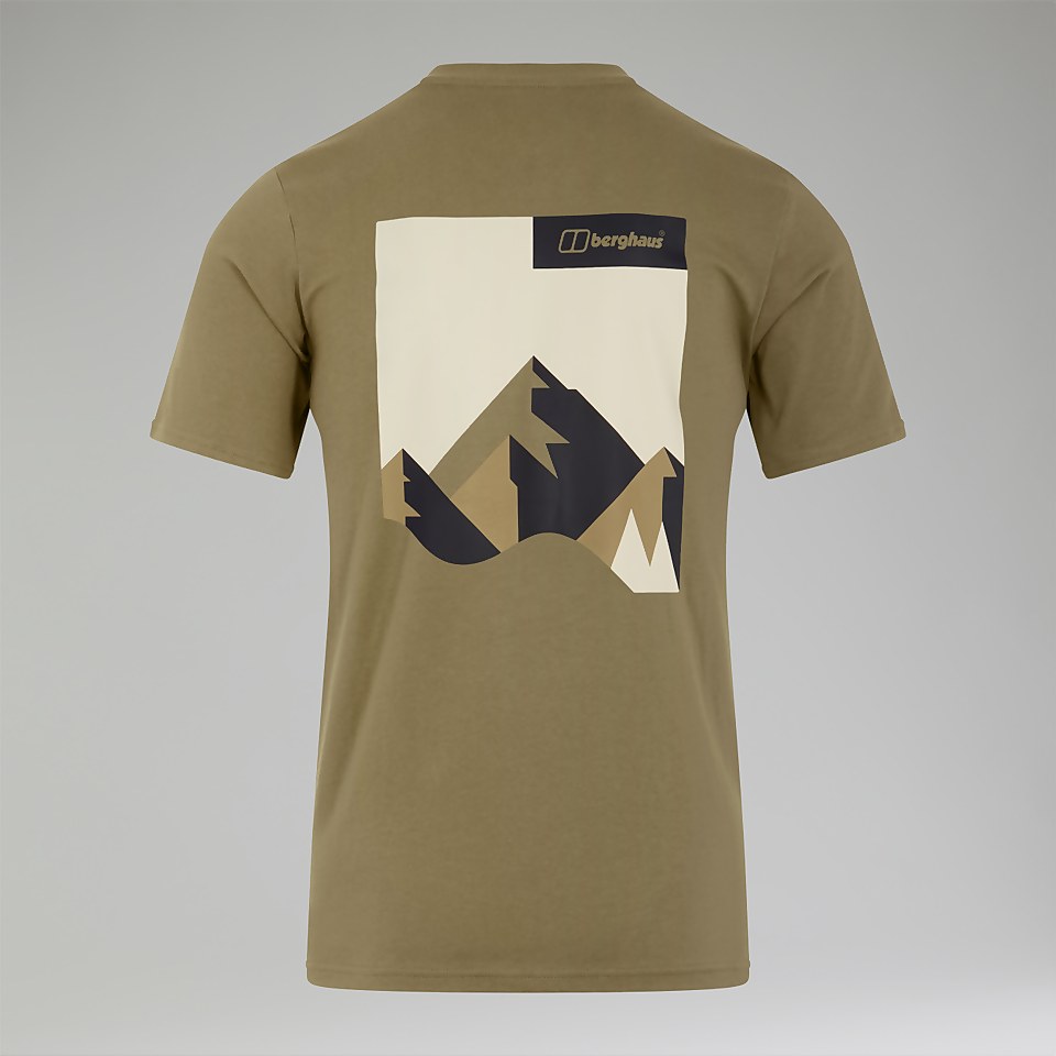 Dolomites MTN Short Sleeve Tee für Herren - Hellgrün